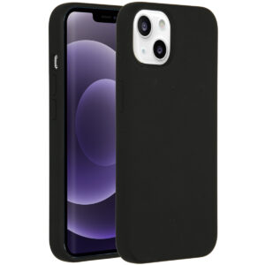 Accezz Liquid Silicone Backcover met MagSafe Apple iPhone 13 - Zwart
