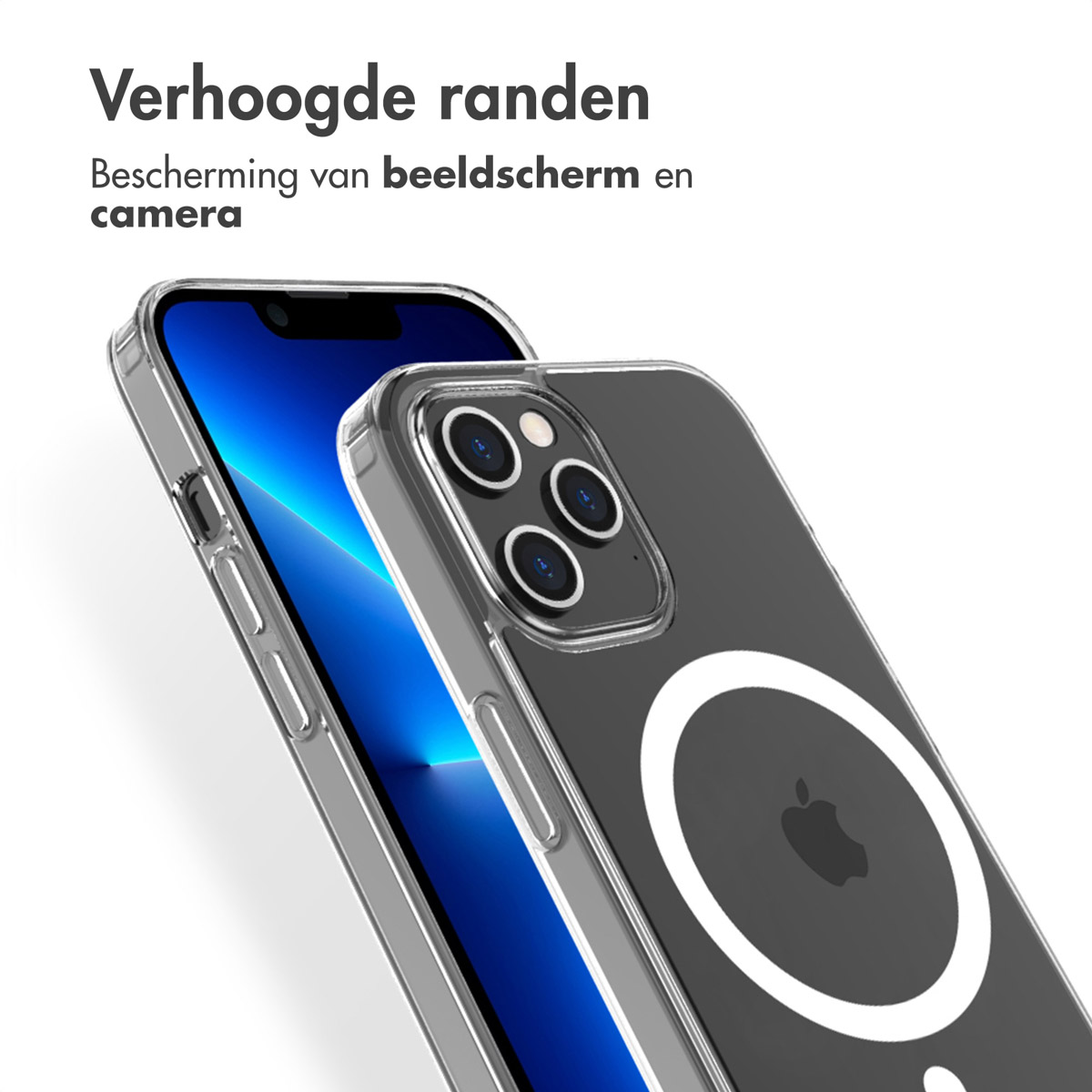 Accezz Clear Backcover met MagSafe Apple iPhone 13 Pro Max - Transparant - Afbeelding 6