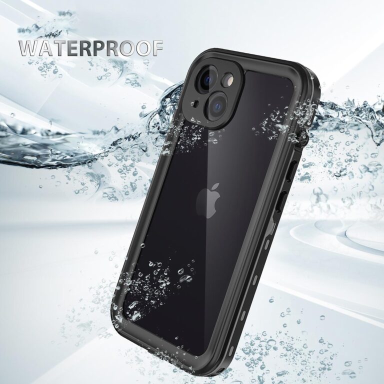 Redpepper Dot Plus Waterproof Backcover Apple iPhone 13 - Zwart - Afbeelding 6