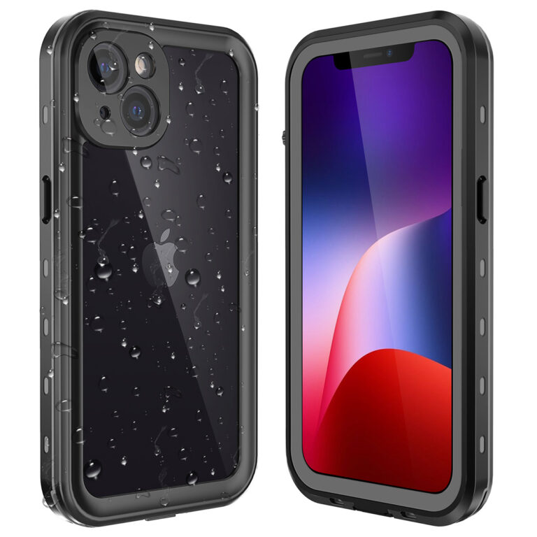 Redpepper Dot Plus Waterproof Backcover Apple iPhone 13 - Zwart - Afbeelding 5