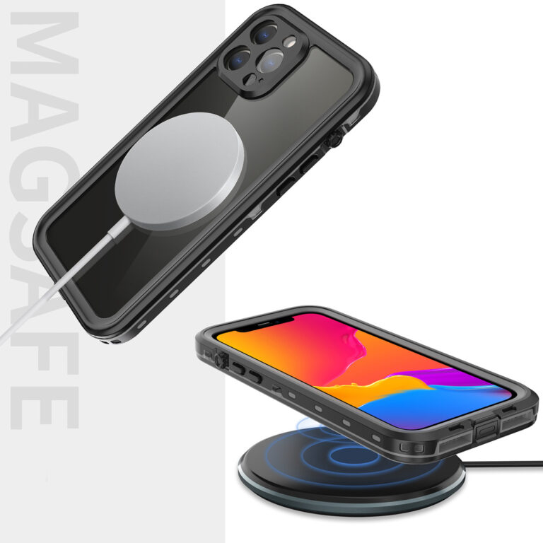 Redpepper Dot Plus Waterproof Backcover Apple iPhone 13 Pro Max - Zwart - Afbeelding 5