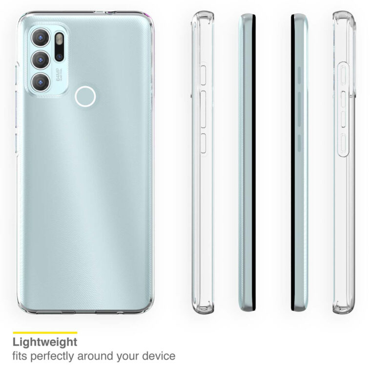 Accezz Clear Backcover Motorola Moto G60s  - Transparant - Afbeelding 5