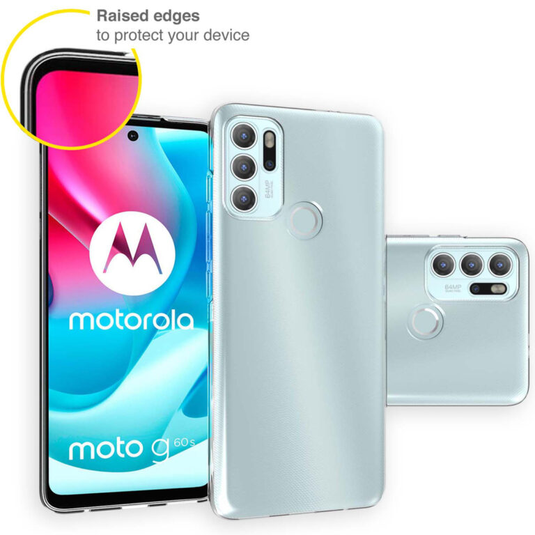 Accezz Clear Backcover Motorola Moto G60s  - Transparant - Afbeelding 3