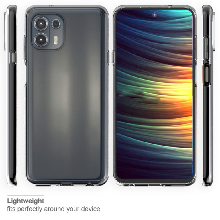 Accezz Clear Backcover Motorola Edge 20 Lite - Transparant - Afbeelding 4