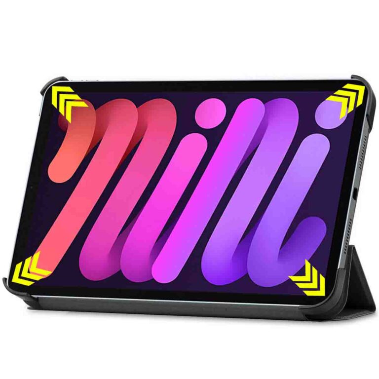 Accezz Trifold Bookcase Apple iPad Mini 7 (2024) / iPad Mini 6 (2021) - Zwart - Afbeelding 8
