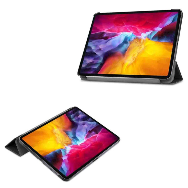 Accezz Trifold Bookcase Apple iPad Pro 11 (2022 / 2021 / 2020 / 2018) - Zwart - Afbeelding 5