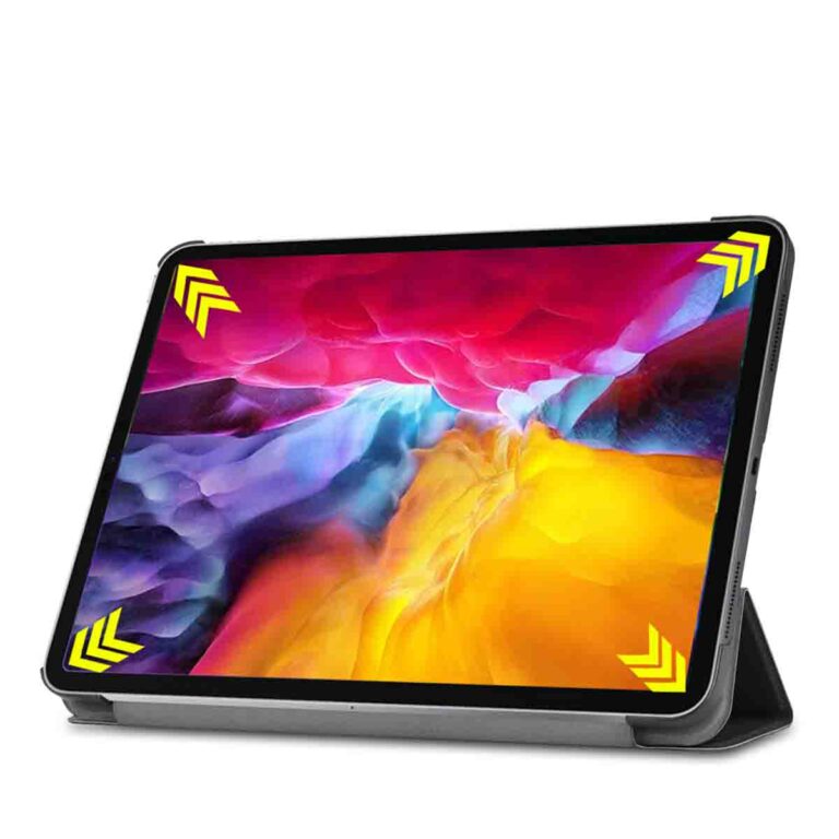 Accezz Trifold Bookcase Apple iPad Pro 11 (2022 / 2021 / 2020 / 2018) - Zwart - Afbeelding 4