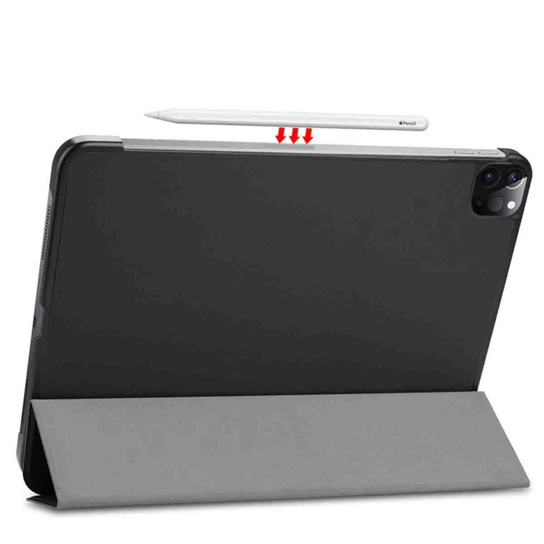 Accezz Trifold Bookcase Apple iPad Pro 11 (2022 / 2021 / 2020 / 2018) - Zwart - Afbeelding 2