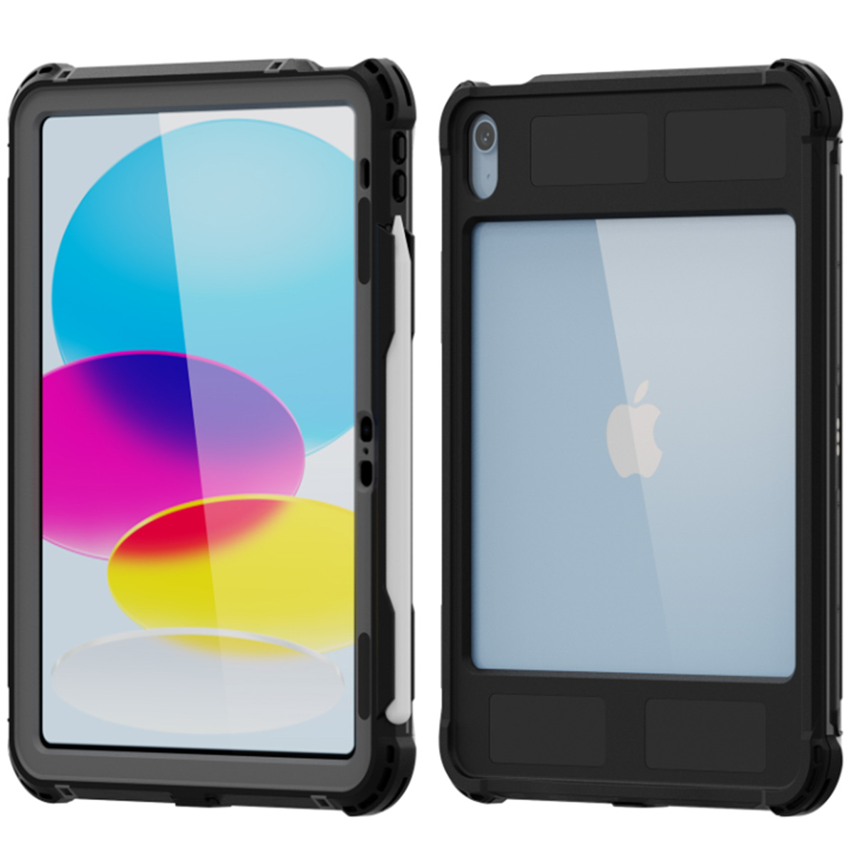 Redpepper Waterproof Backcase Apple iPad 11 (2025) 11 inch A16 / iPad 10 (2022) 10.9 inch – Zwart