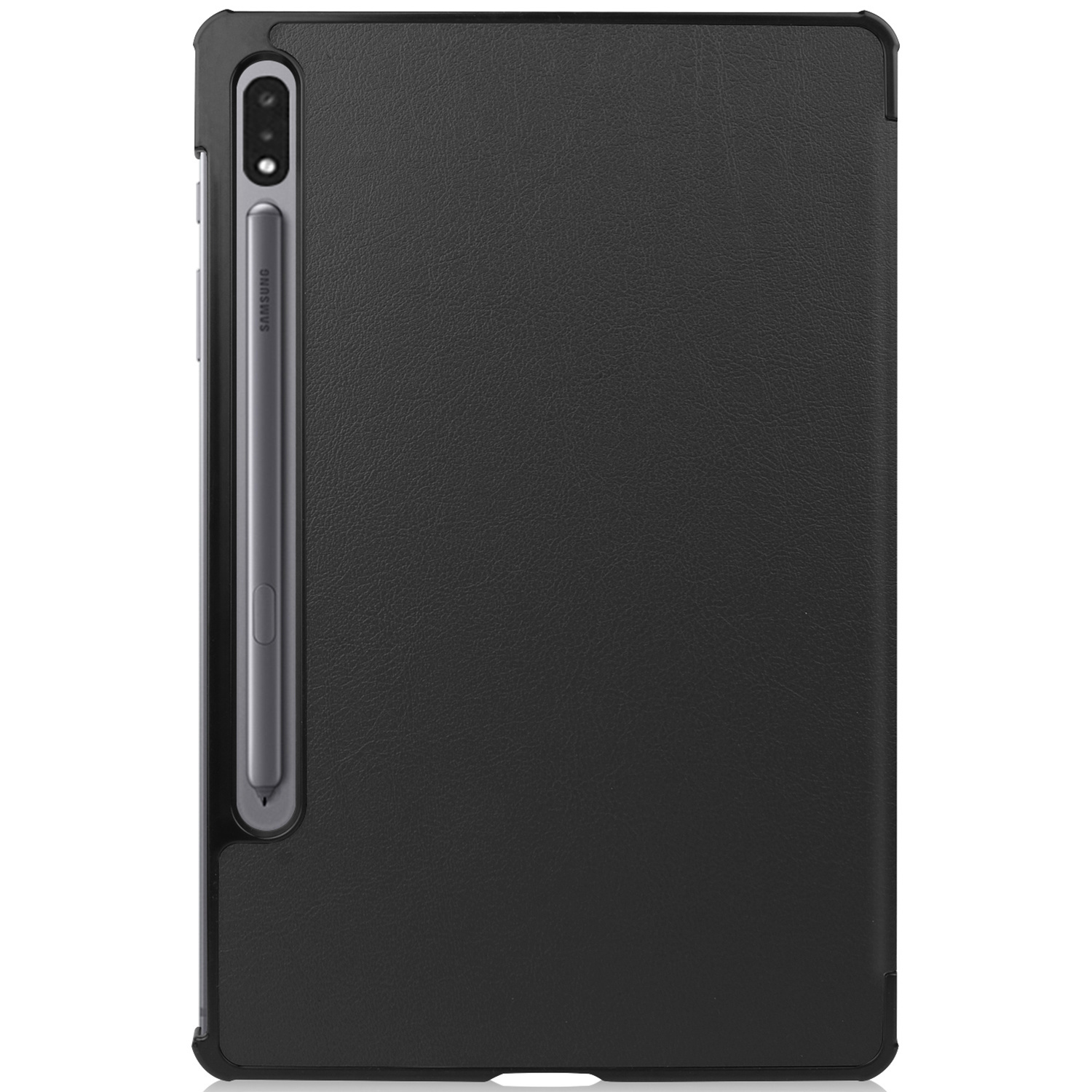 Accezz Trifold Bookcase Samsung Galaxy Tab S8 / S7 - Zwart - Afbeelding 8