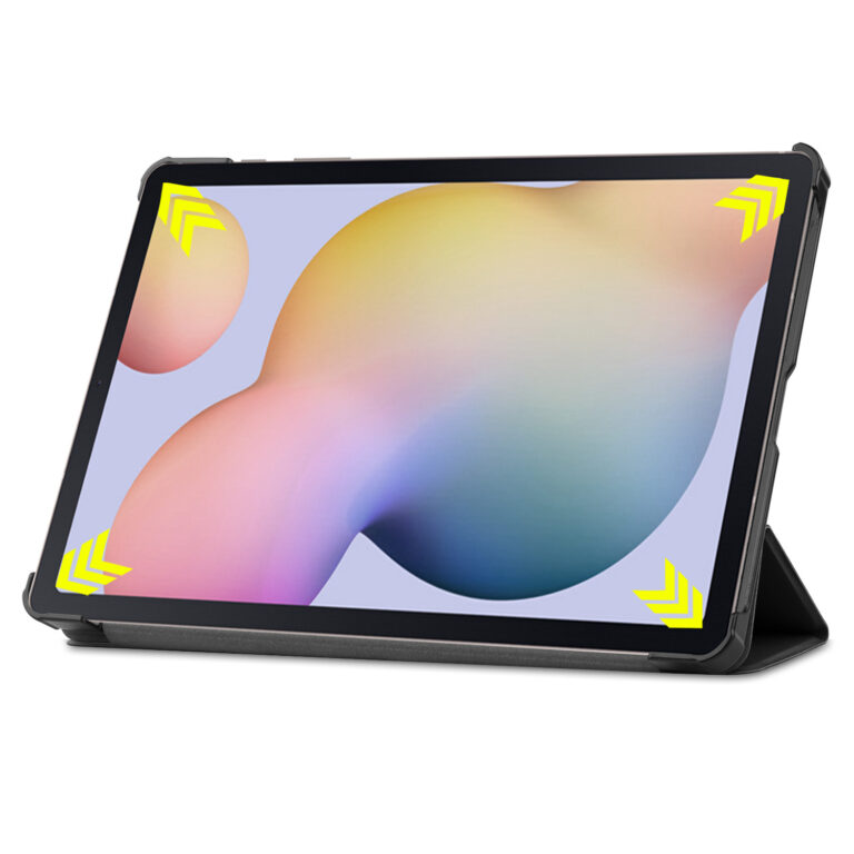 Accezz Trifold Bookcase Samsung Galaxy Tab S8 / S7 - Zwart - Afbeelding 7