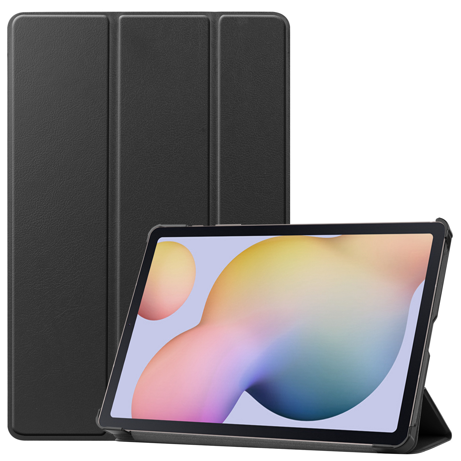 Accezz Trifold Bookcase Samsung Galaxy Tab S8 / S7 – Zwart