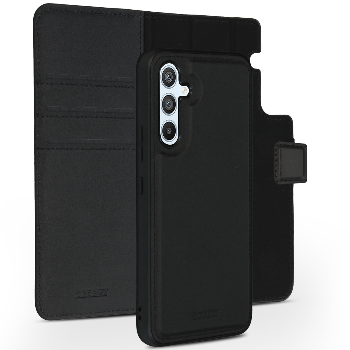 Accezz Premium Leather 2 in 1 Wallet Bookcase Samsung Galaxy A54 (5G) - Zwart - Afbeelding 3