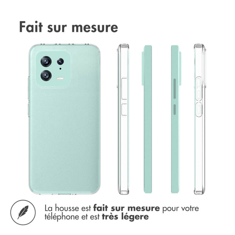 Accezz Clear Backcover Xiaomi 13 - Transparant - Afbeelding 7
