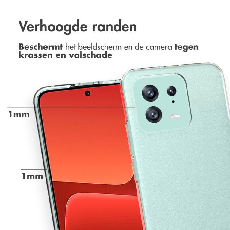 Accezz Clear Backcover Xiaomi 13 - Transparant - Afbeelding 4