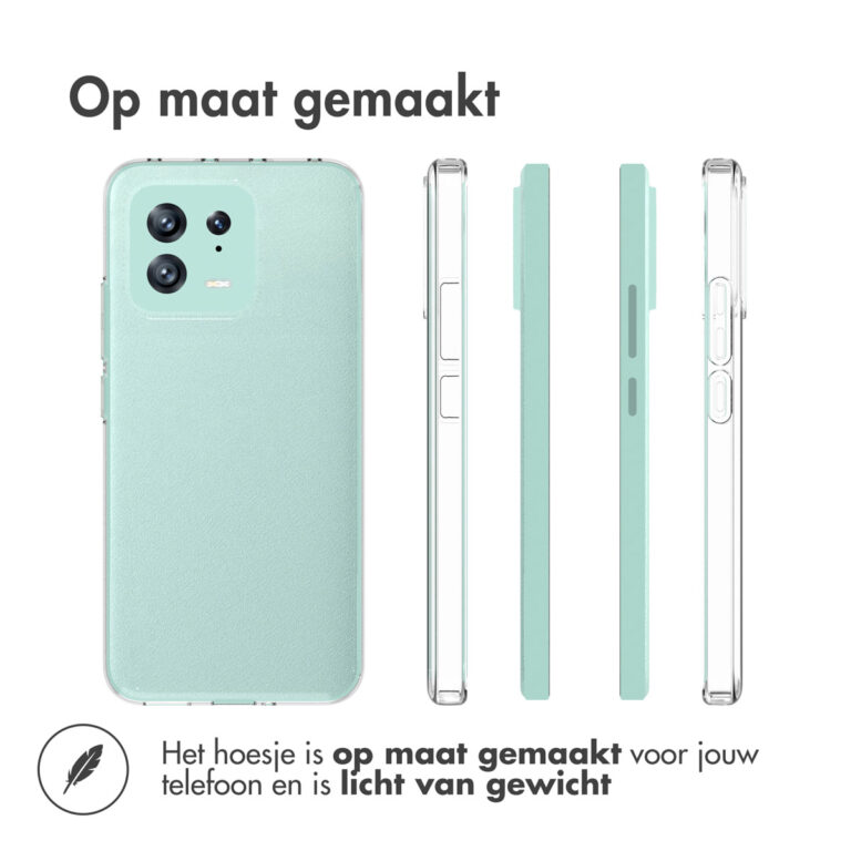 Accezz Clear Backcover Xiaomi 13 - Transparant - Afbeelding 2