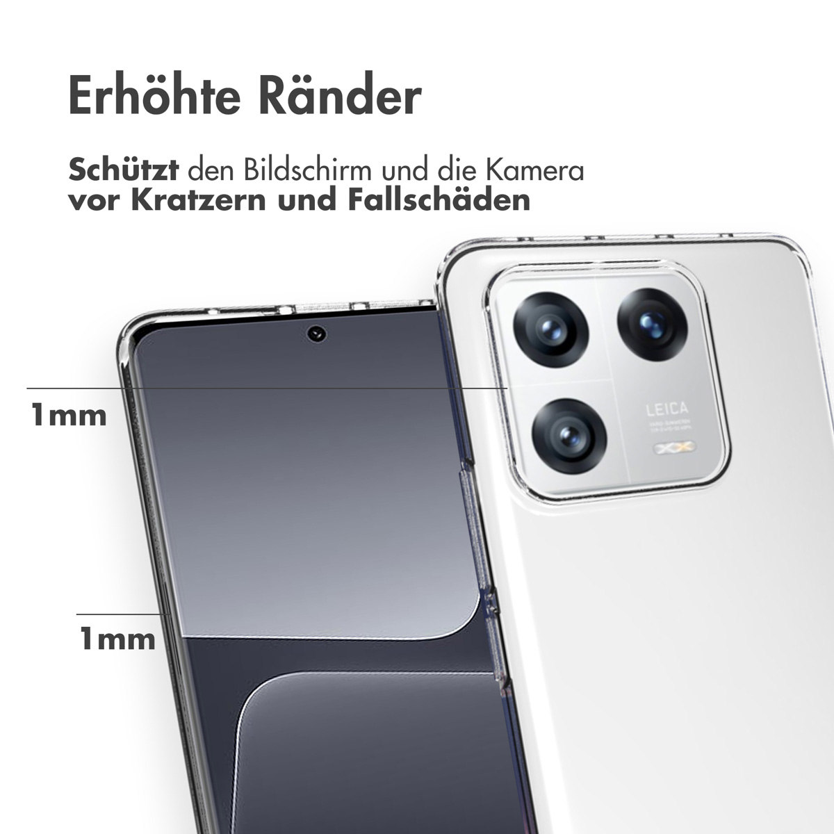 Accezz Clear Backcover Xiaomi 13 Pro - Transparant - Afbeelding 9