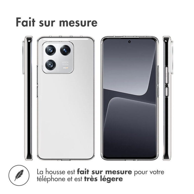Accezz Clear Backcover Xiaomi 13 Pro - Transparant - Afbeelding 8