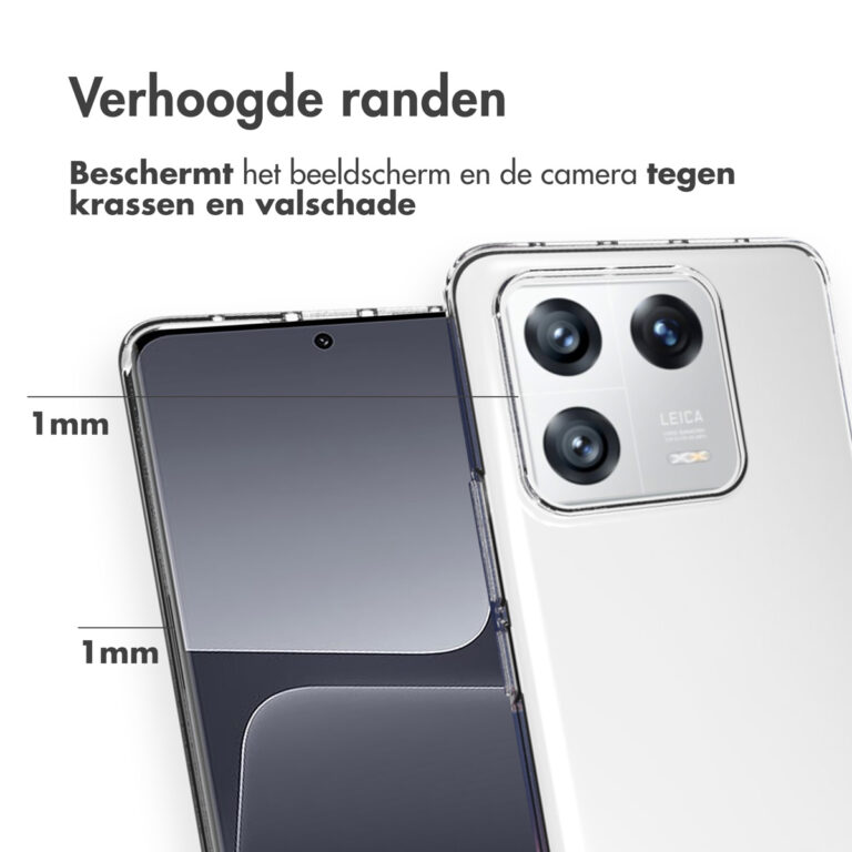 Accezz Clear Backcover Xiaomi 13 Pro - Transparant - Afbeelding 3