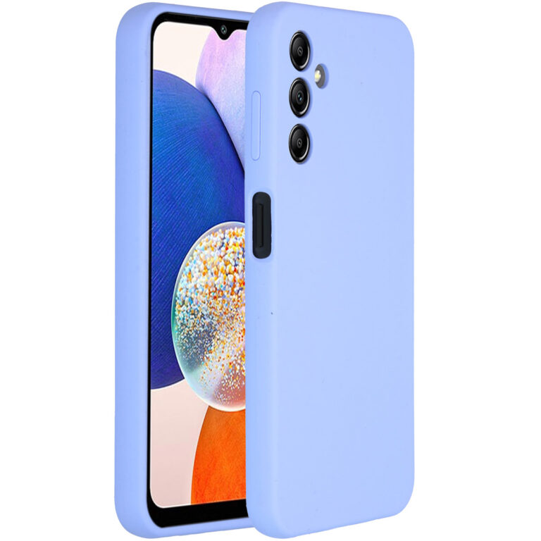 Accezz Liquid Silicone Backcover Samsung Galaxy A14 (5G) - Paars - Afbeelding 10