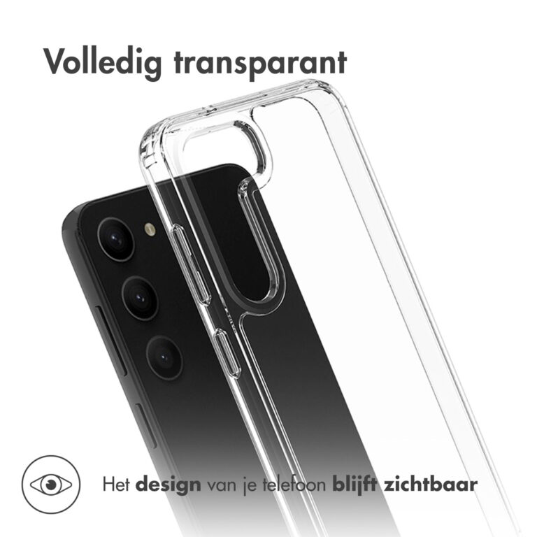 Accezz Xtreme Impact Backcover Samsung Galaxy S23 Plus - Transparant - Afbeelding 8