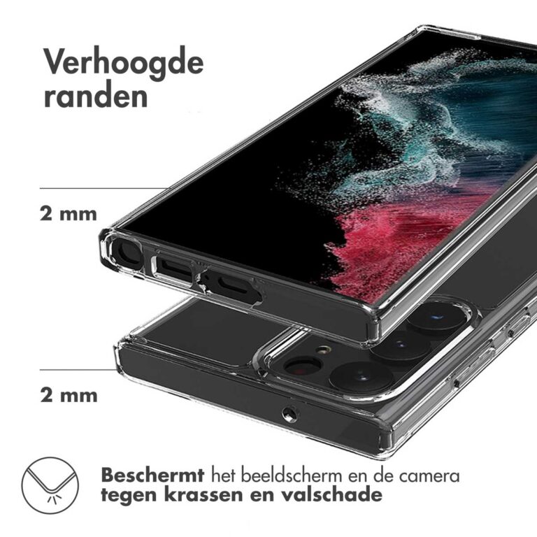 Accezz Xtreme Impact Backcover Samsung Galaxy S23 Ultra - Transparant - Afbeelding 9