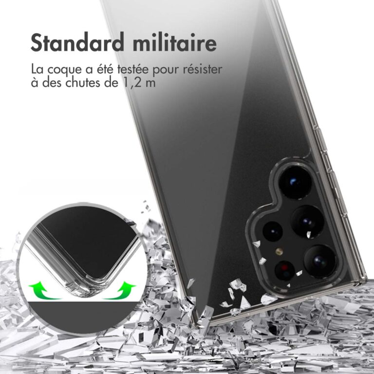 Accezz Xtreme Impact Backcover Samsung Galaxy S23 Ultra - Transparant - Afbeelding 10
