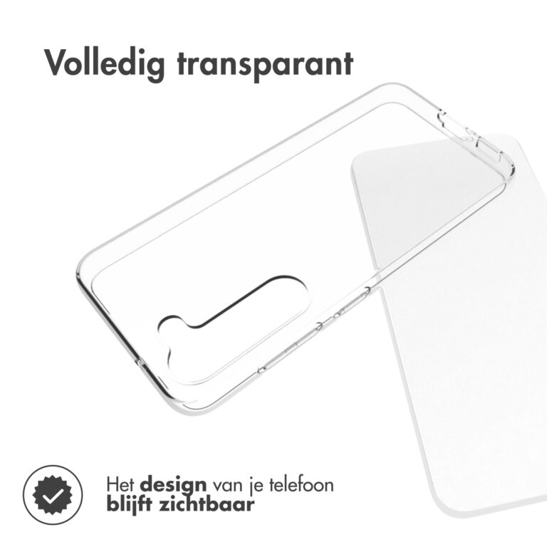 Accezz Clear Backcover Samsung Galaxy S23 - Transparant - Afbeelding 5