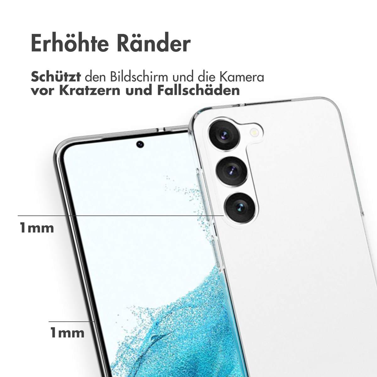 Accezz Clear Backcover Samsung Galaxy S23 - Transparant - Afbeelding 8