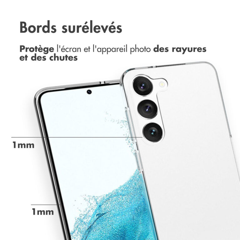 Accezz Clear Backcover Samsung Galaxy S23 - Transparant - Afbeelding 8