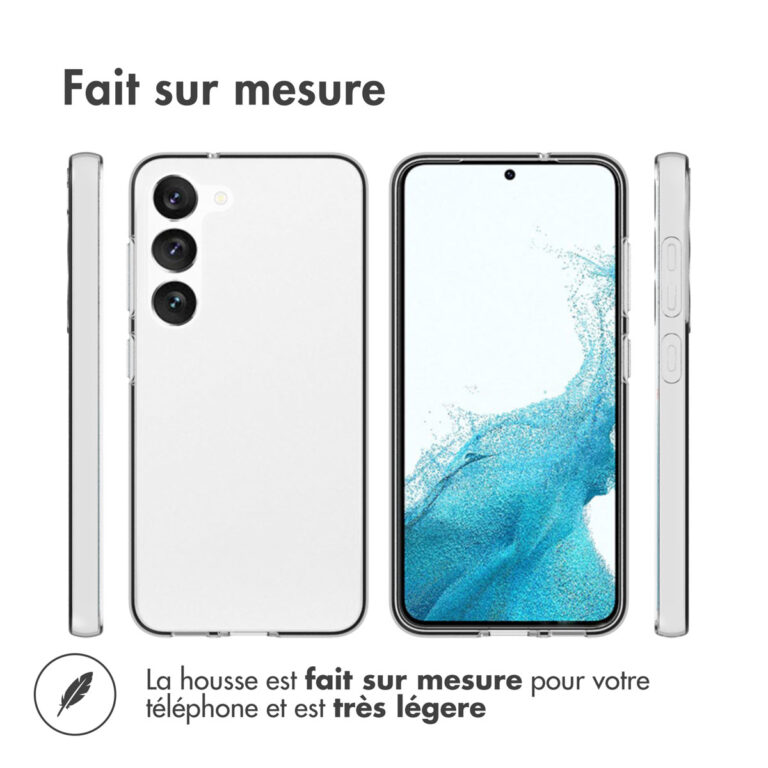 Accezz Clear Backcover Samsung Galaxy S23 - Transparant - Afbeelding 9