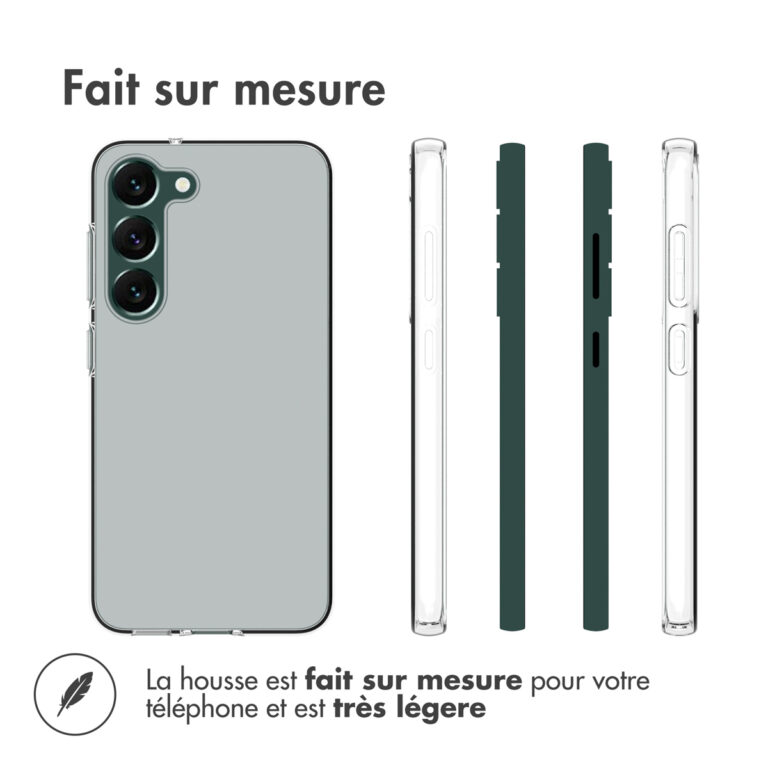 Accezz Clear Backcover Samsung Galaxy S23 Plus - Transparant - Afbeelding 9