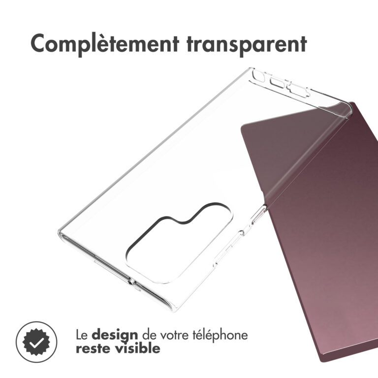 Accezz Clear Backcover Samsung Galaxy S23 Ultra - Transparant - Afbeelding 10