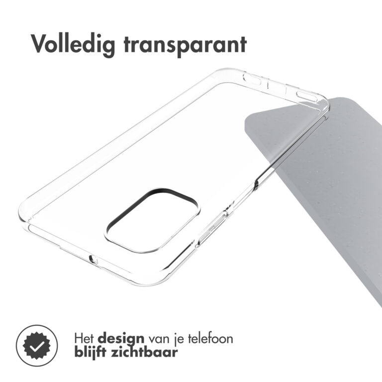 Accezz Clear Backcover Nokia G60 - Transparant - Afbeelding 4