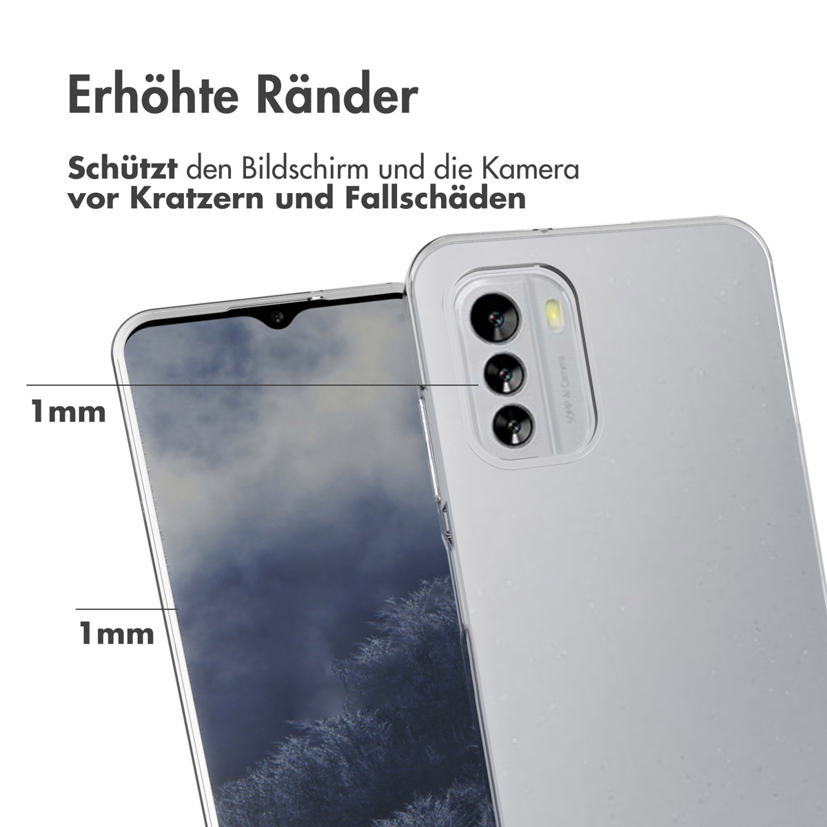 Accezz Clear Backcover Nokia G60 - Transparant - Afbeelding 7