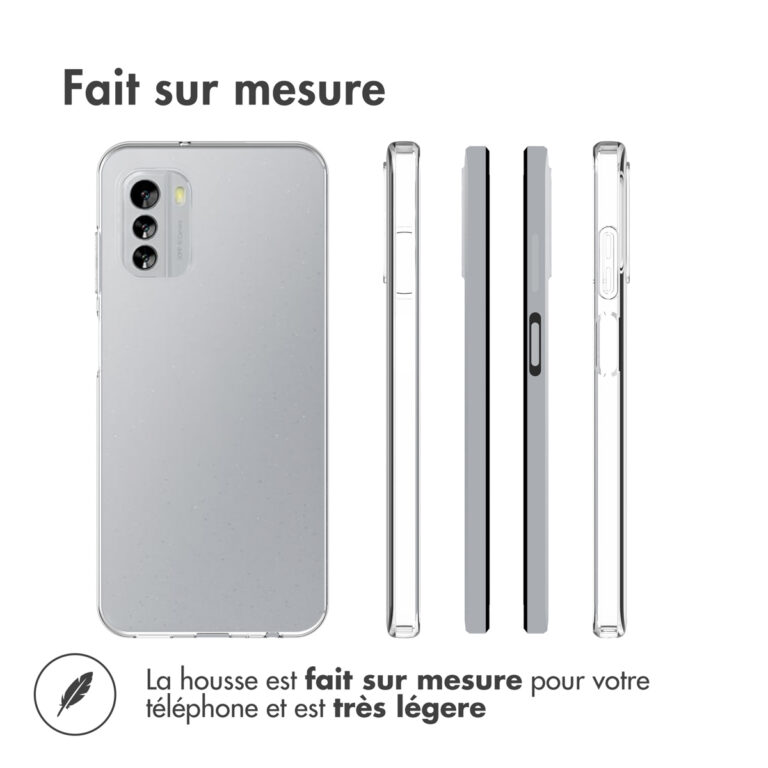 Accezz Clear Backcover Nokia G60 - Transparant - Afbeelding 7