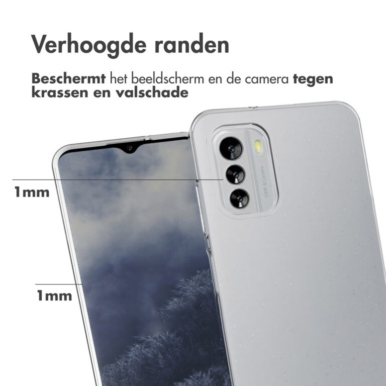 Accezz Clear Backcover Nokia G60 - Transparant - Afbeelding 3