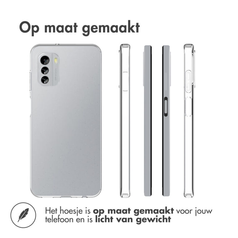 Accezz Clear Backcover Nokia G60 - Transparant - Afbeelding 2