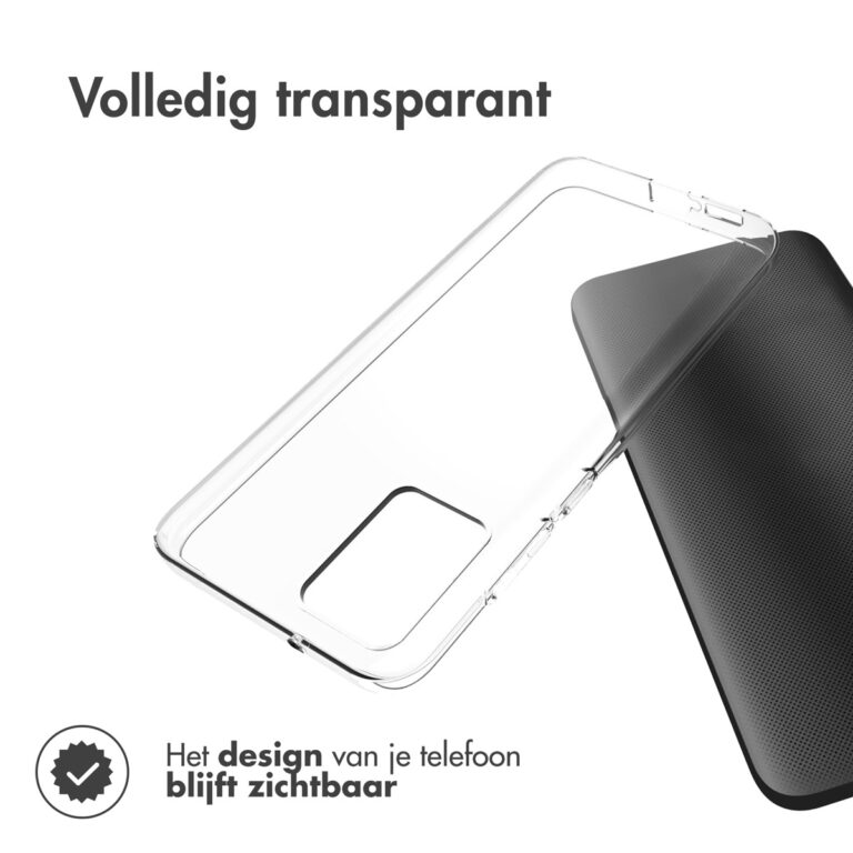 Accezz Clear Backcover Motorola Edge 30 Neo - Transparant - Afbeelding 5