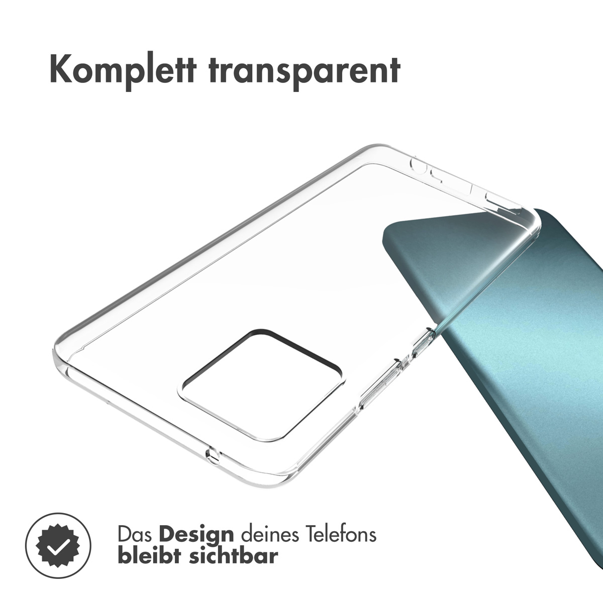 Accezz Clear Backcover Motorola Moto G72 - Transparant - Afbeelding 5