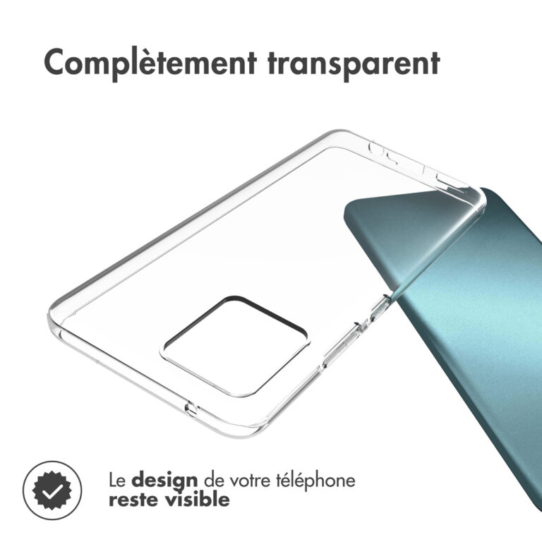 Accezz Clear Backcover Motorola Moto G72 - Transparant - Afbeelding 10
