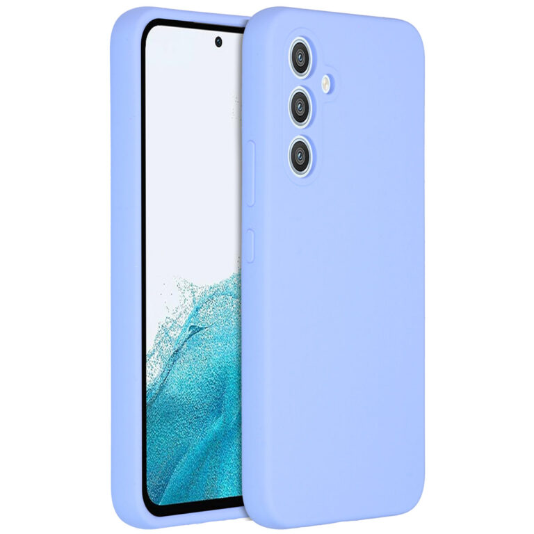Accezz Liquid Silicone Backcover Samsung Galaxy A54 (5G) - Paars - Afbeelding 10