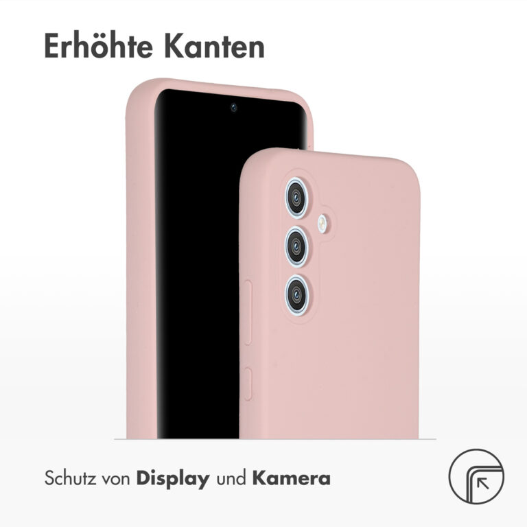 Accezz Liquid Silicone Backcover Samsung Galaxy A54 (5G) - Roze - Afbeelding 8