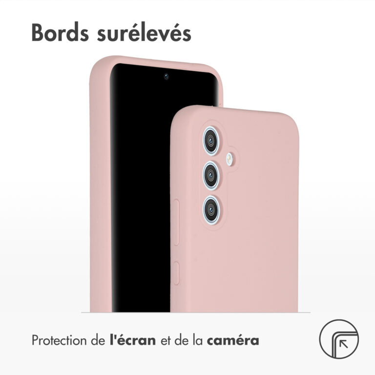 Accezz Liquid Silicone Backcover Samsung Galaxy A54 (5G) - Roze - Afbeelding 5