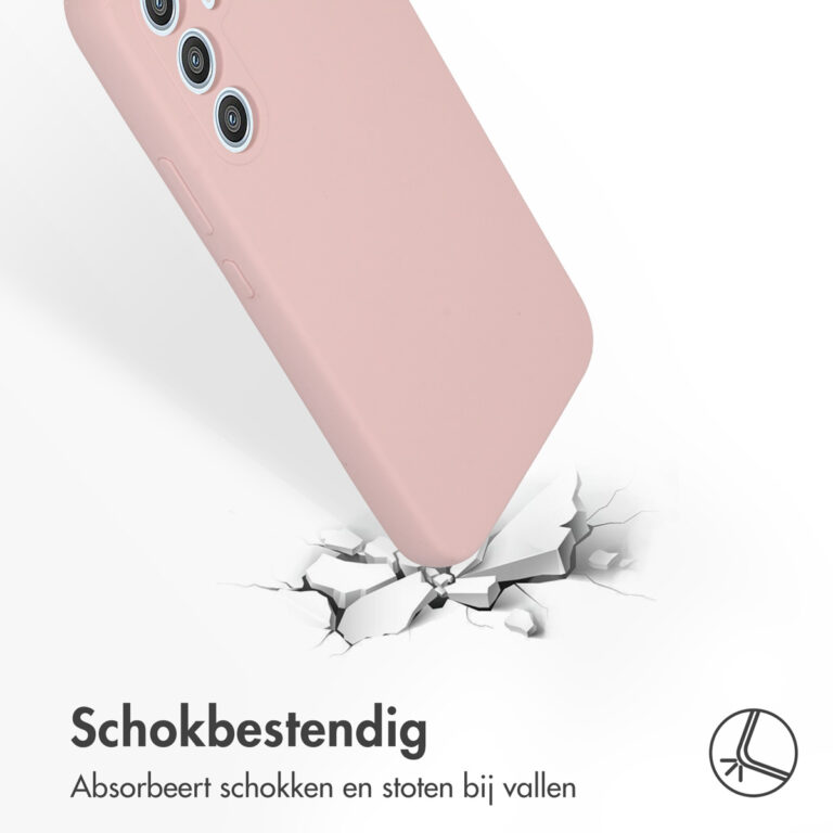 Accezz Liquid Silicone Backcover Samsung Galaxy A54 (5G) - Roze - Afbeelding 3