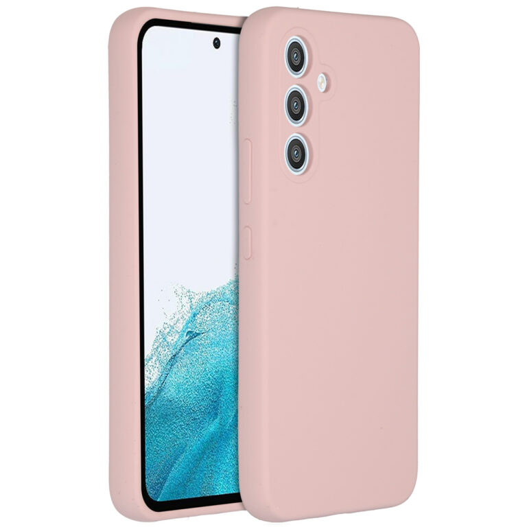 Accezz Liquid Silicone Backcover Samsung Galaxy A54 (5G) - Roze - Afbeelding 4