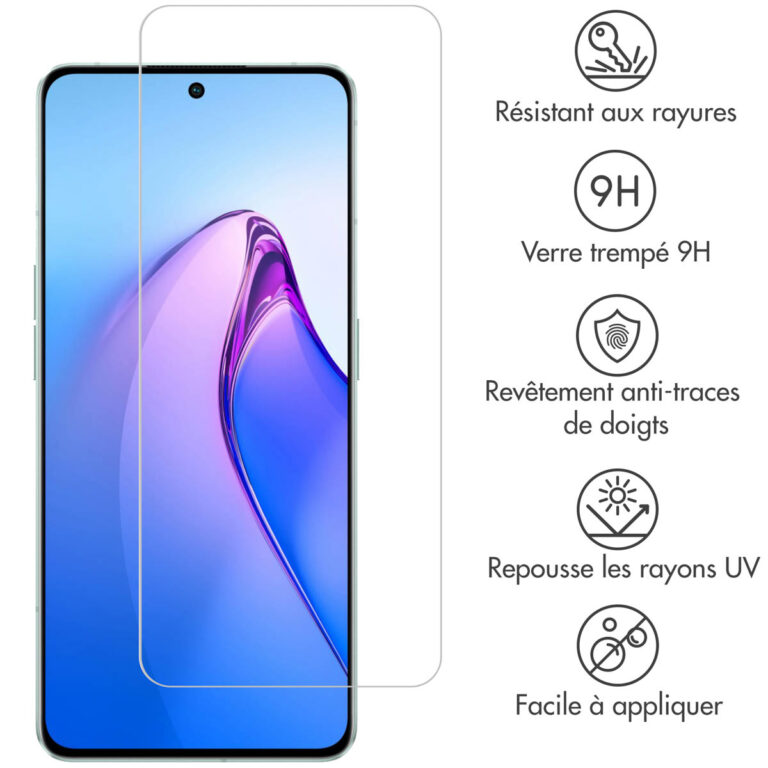 Selencia Gehard Glas Screenprotector Oppo Reno 8 5G - Afbeelding 4