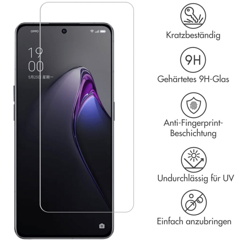 Selencia Gehard Glas Screenprotector Oppo Reno 8 Pro 5G - Afbeelding 6
