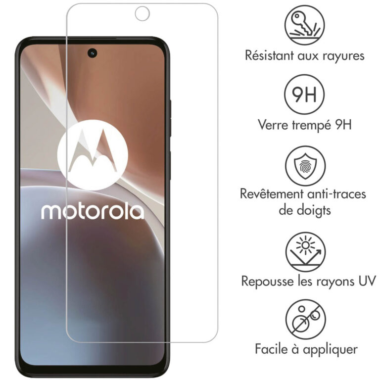 Selencia Gehard Glas Screenprotector Motorola Moto G32 - Afbeelding 4