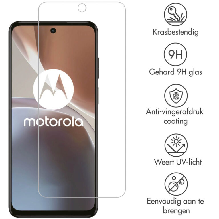 Selencia Gehard Glas Screenprotector Motorola Moto G32 - Afbeelding 2